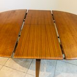Scandinavian dining table, expandable in teak circa 60