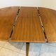 Table a manger scandinave, extensible en teck circa 60