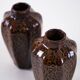 Set of brown ceramic vases, Danish design, 1960s, made in Denmark