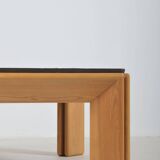 Brutalist coffee table with natural stone top, 1970s