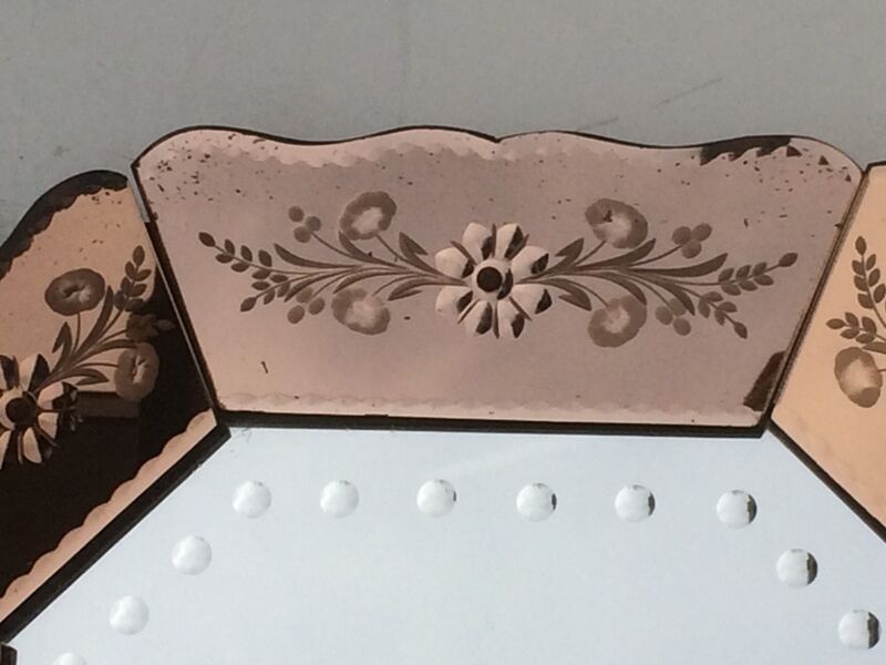 Mirror style Venetian art deco vintage