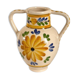 Vase amphora ceramic decoration flowers