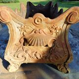 Large 1900 Cast Iron Planter in Rocaille Style: Charleville - Mézières