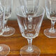 6 Arques Versailles crystal wine glasses