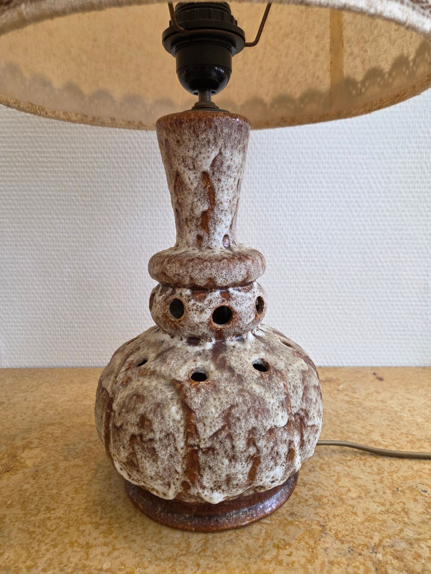 Ceramic lamp "Fat Lava", 1960s