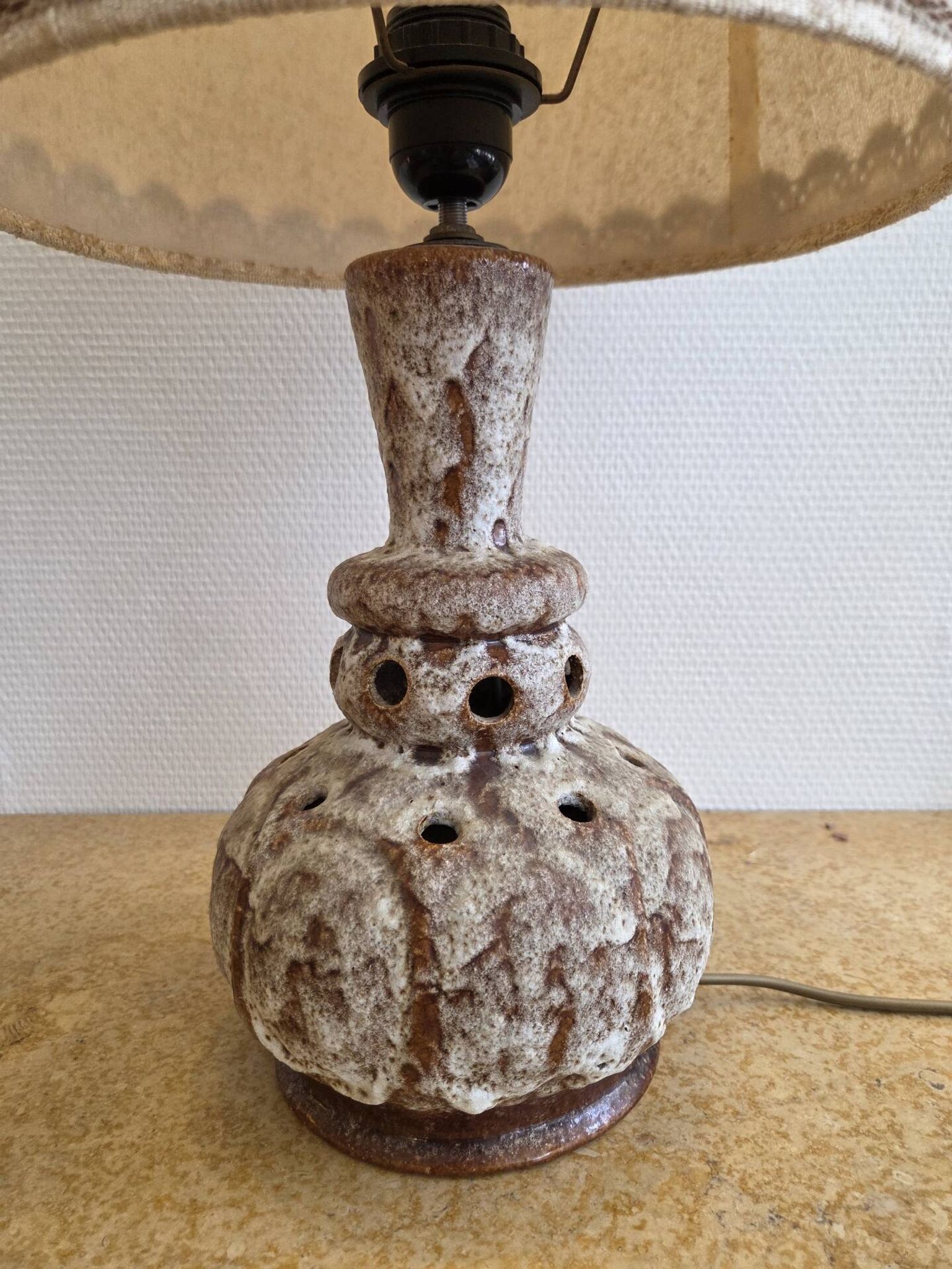 Ceramic lamp "Fat Lava", 1960s