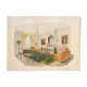Painting decorative art interior architecture 30-50s