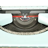 New ribbon revised turquoise olympia deluxe typewriter