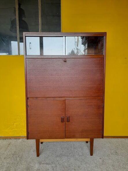 Scandinavian style secretary in vintage UNIFA teak