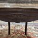 Fauteuil de bureau de style Louis XV canné