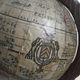 Globe paper map of the discoveries of 1634 edited first part of the 20th