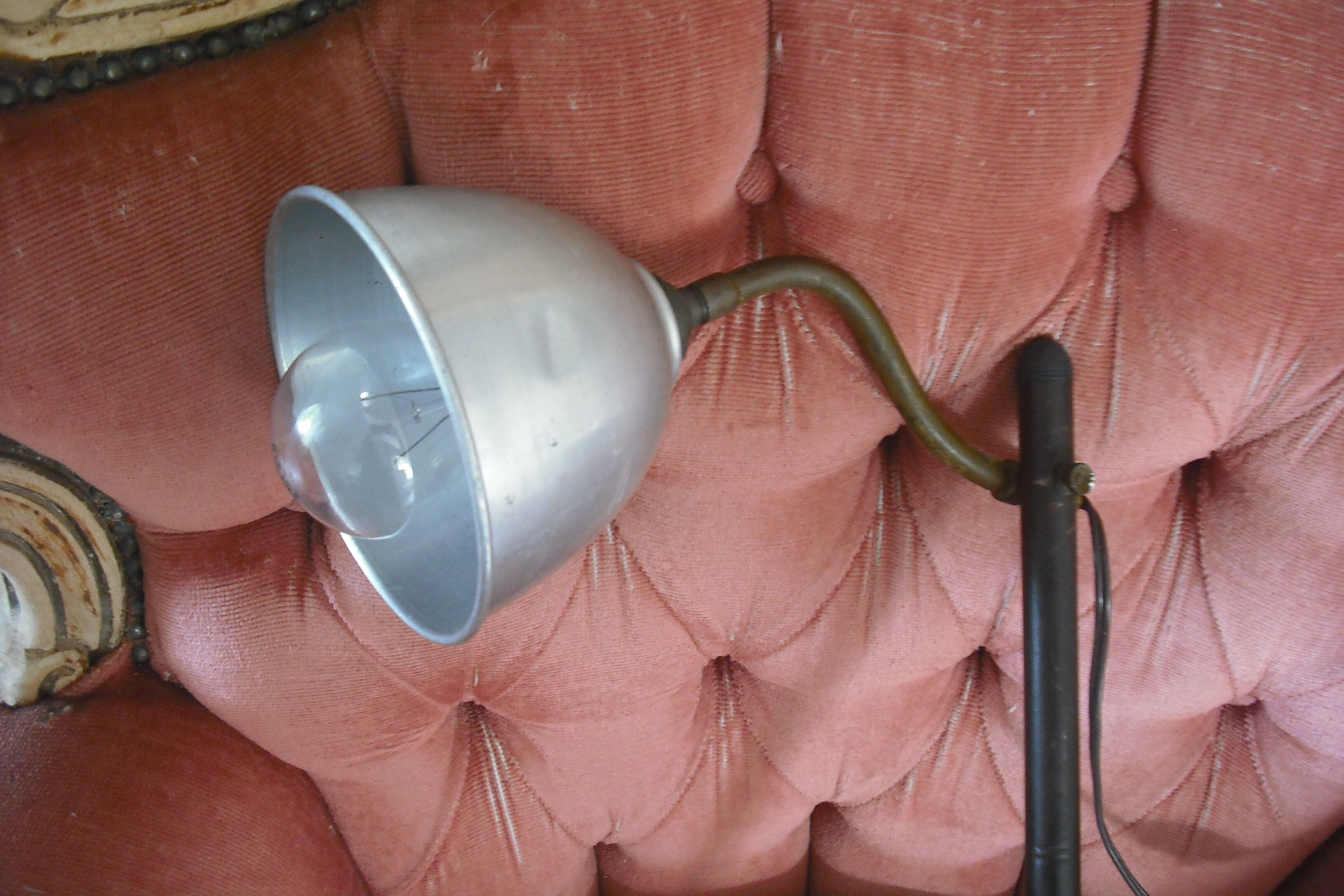 Lamp articulated arm 74 high circa 1930