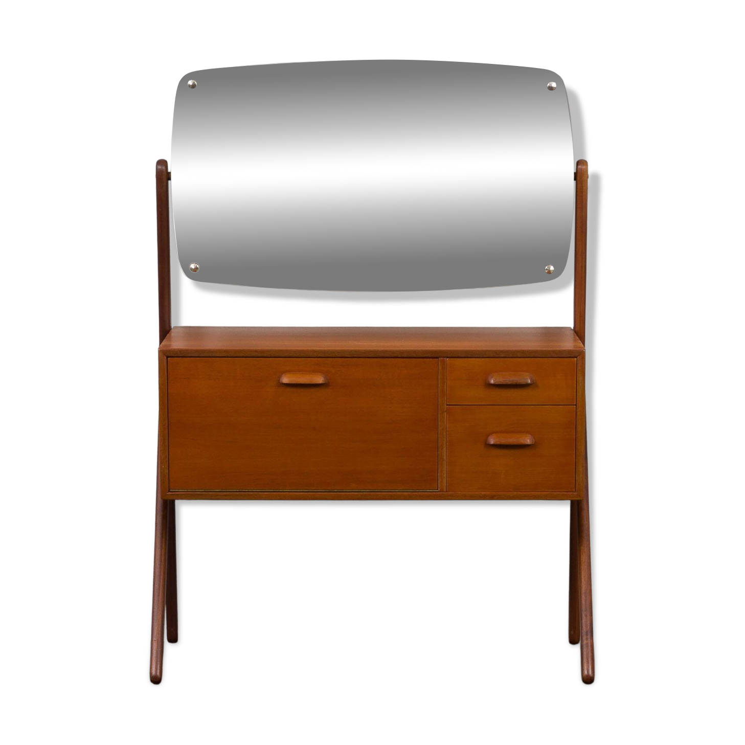 Mid-century Danish Teak Dressing Table from Ølholm Møbelfabrik,1960s