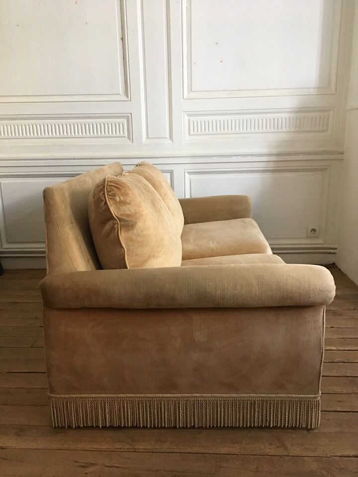 Vintage sofa years 50.60 velvet RAS