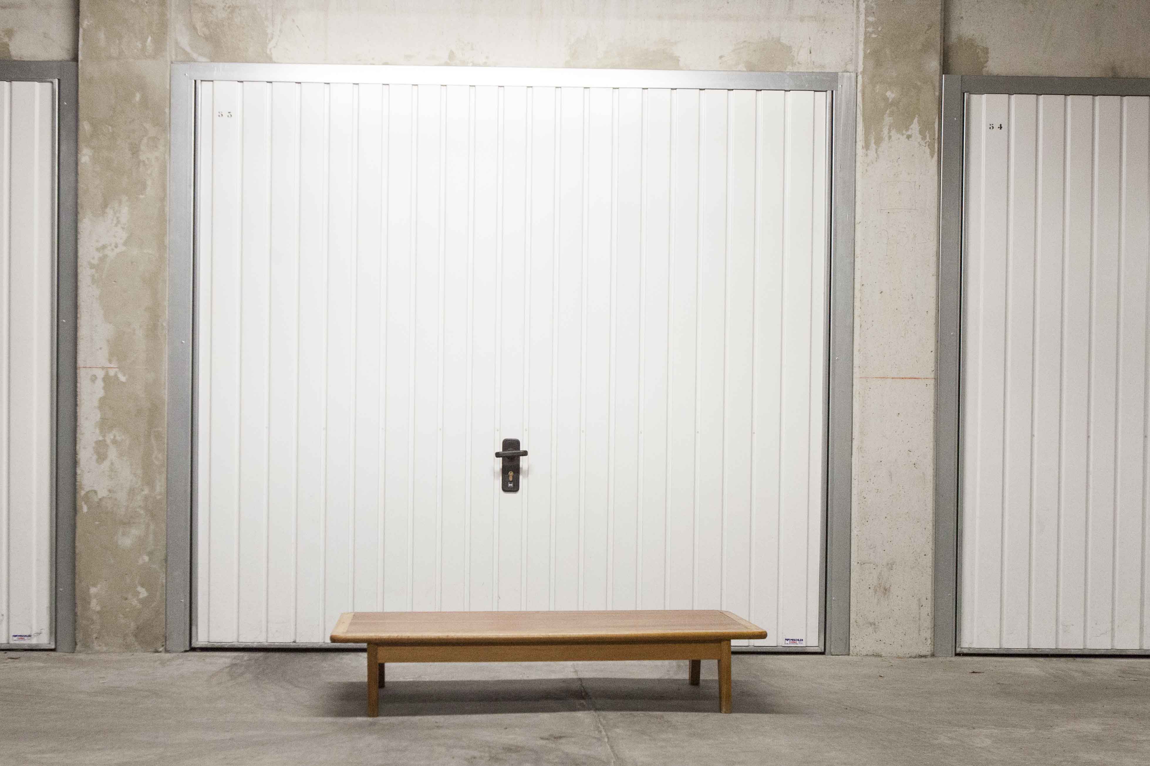 Scandinavian wardrobe 2 sliding doors 1960