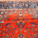 Handmade antique Persian Sarouk rug 4' x 6.4' (122cm x 195cm) 1920s - 1B785