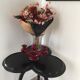 Candle grenat candlestick