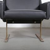 Lot de 4 fauteuils Wilkhahn Flexor et une table basse par Georg Leowald