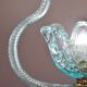 Blu acquamarine Murano glass chandelier by Barovier e Toso, 1940s