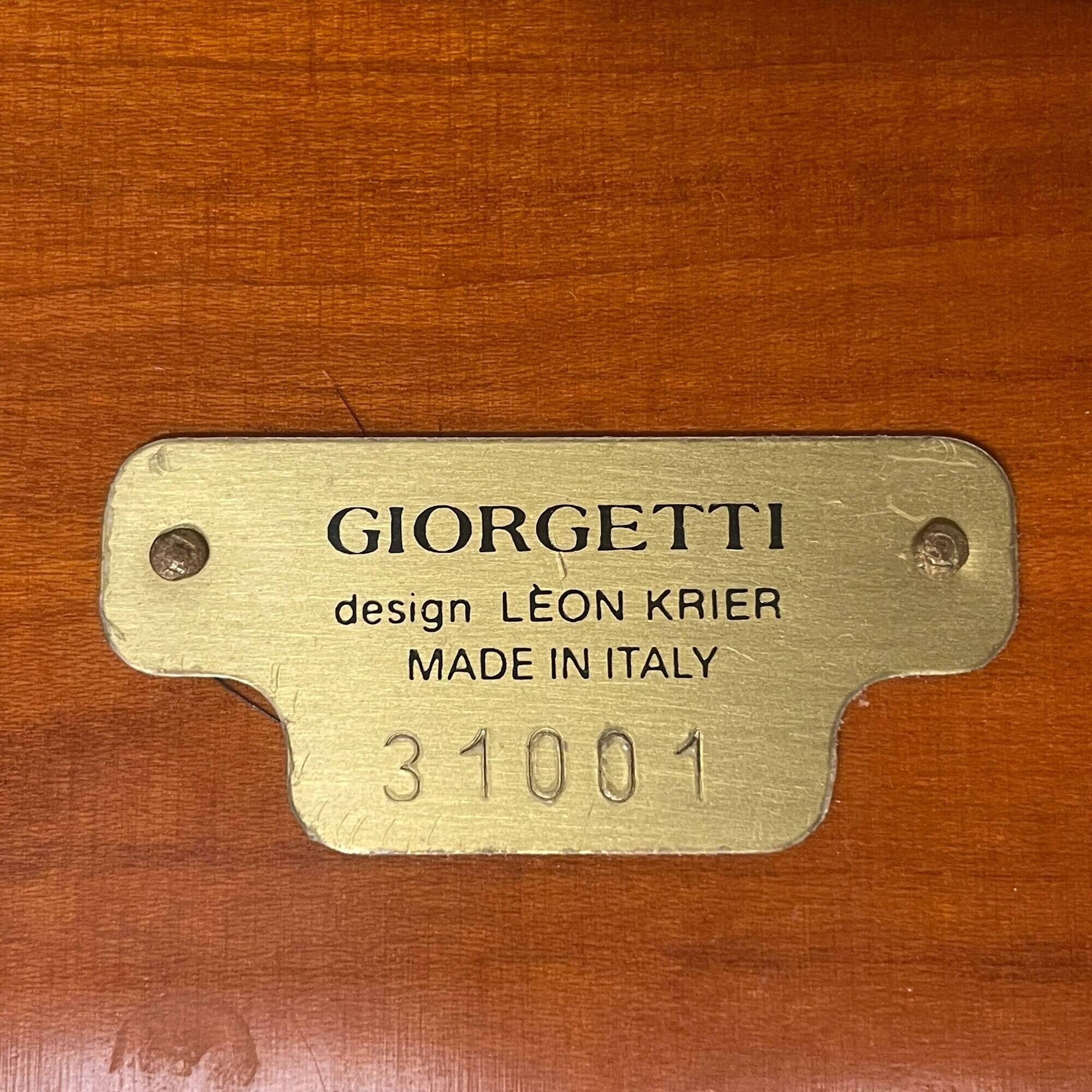 Coffee table "Mensa Magna" – Design by Léon Krier for Giorgetti (Years '