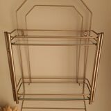 Wall floor gold metal