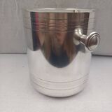 Christofle modèle vibration - seau à champagne Luc Lanel métal argenté tbe