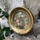 Small vintage golden frame