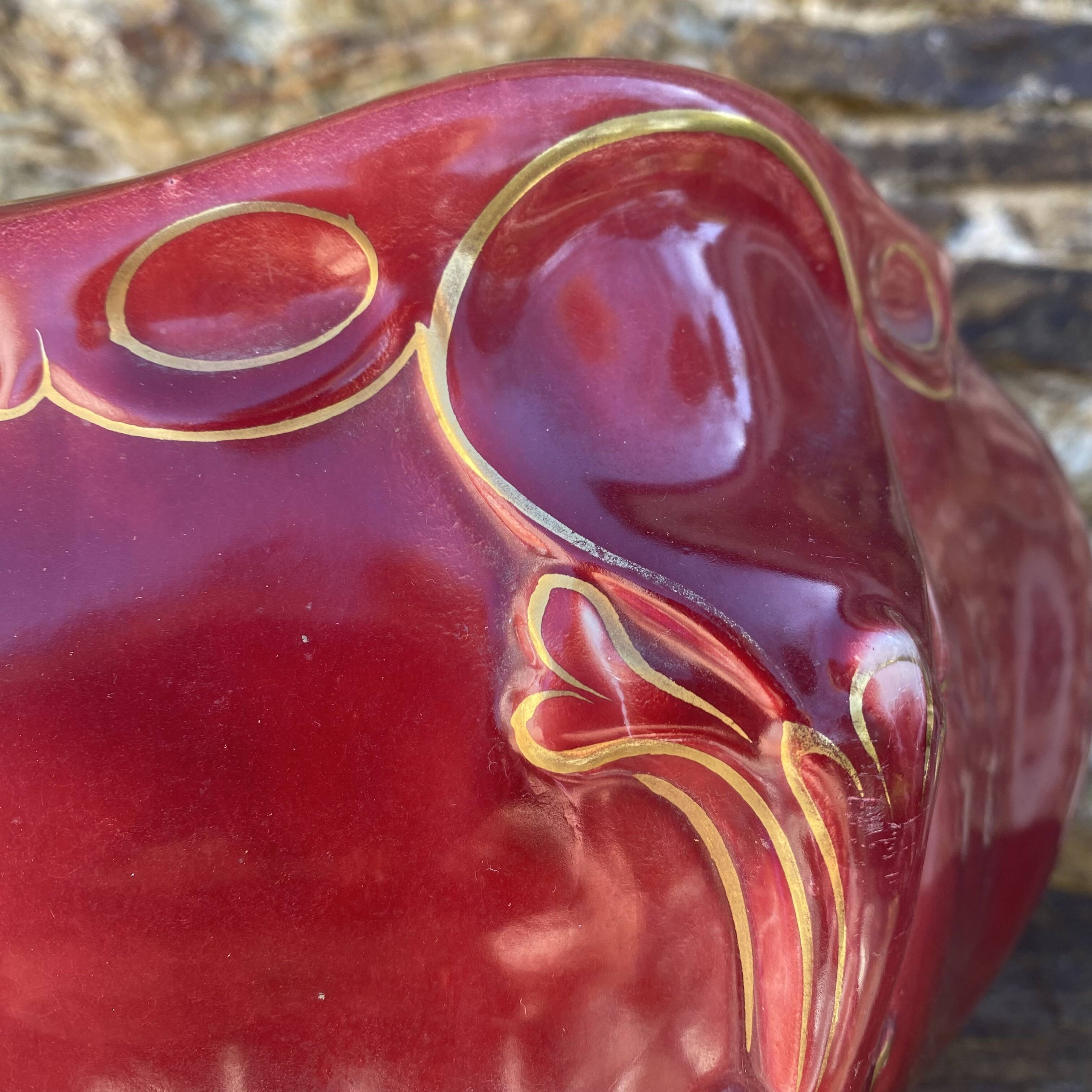 Large Art Nouveau cache pot