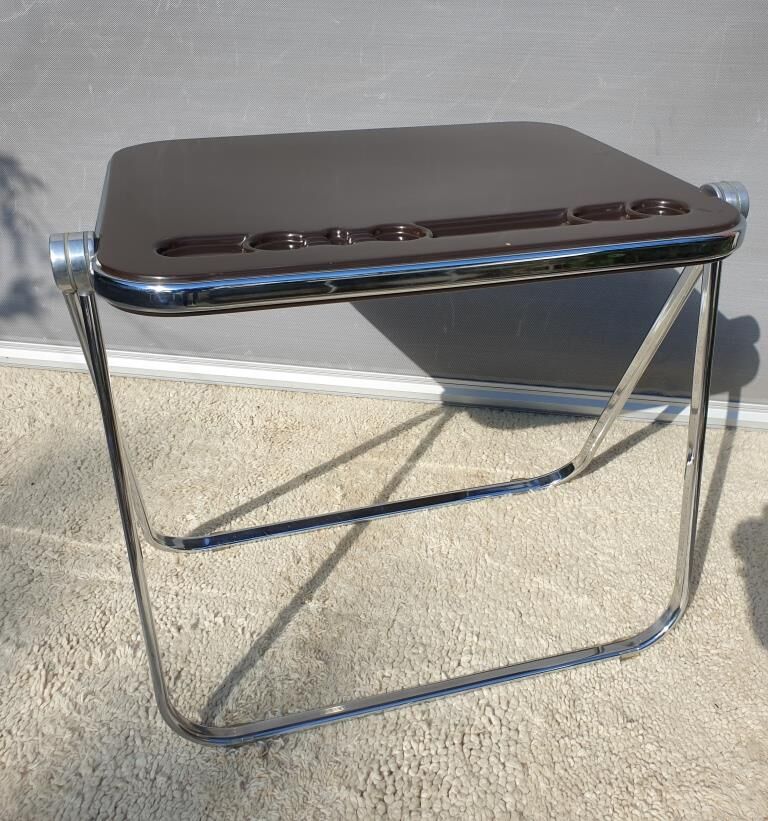 Platone desk set and Plia Platone chair by Giancarlo Piretti Edition Anonima Castelli