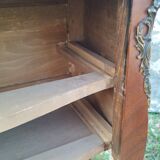 Antique Louis XV style chest of drawers with marble top