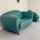 Living room sofa and armchair Atlantis design from the 90s by Wittmann vintage