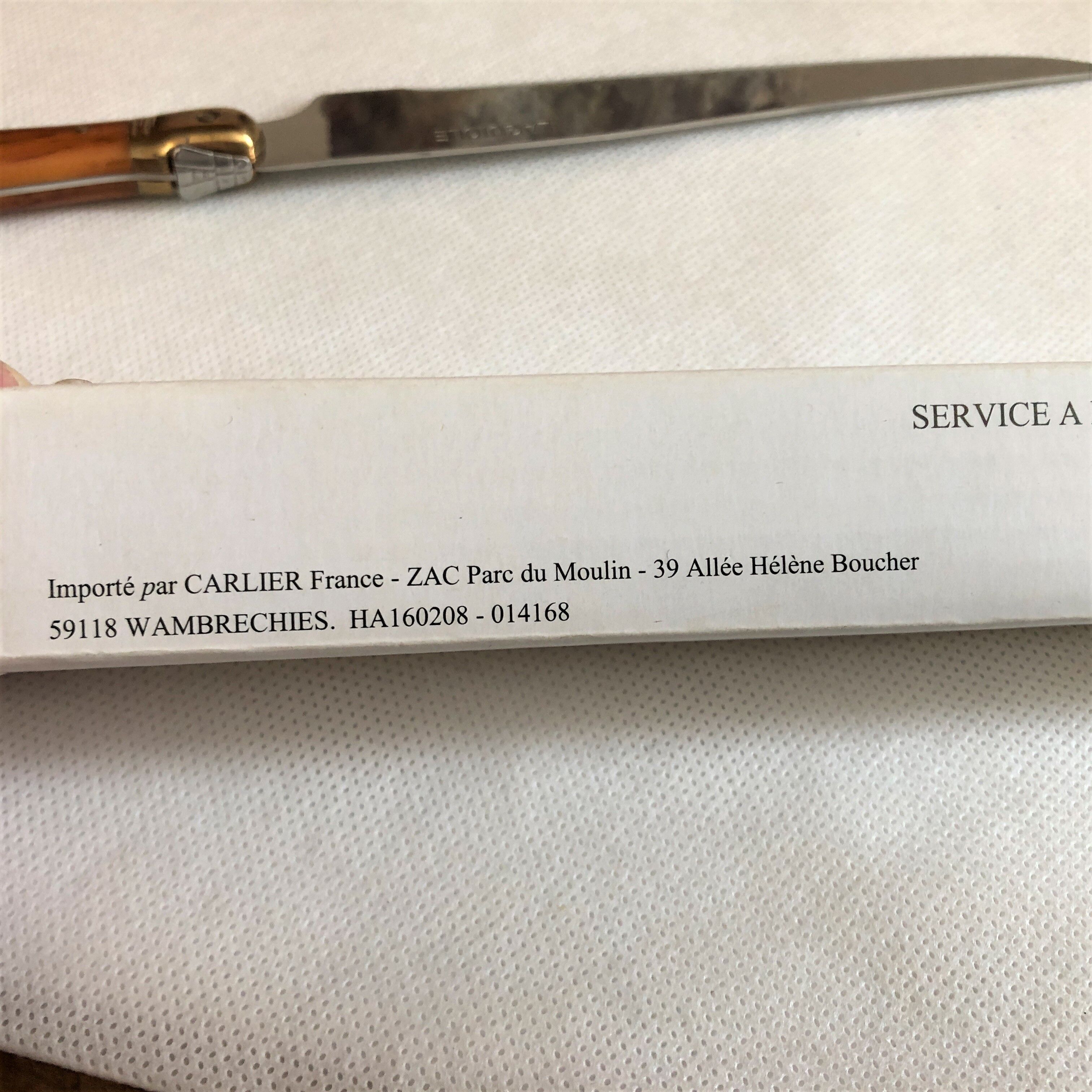 Laguiole meat cutting service France