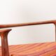 Pair of Danish armchairs in solid teak and fabric, Svend Aage Eriksen 1960.