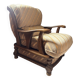 Fauteuil en bois massif
