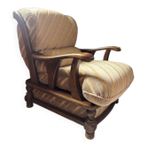 Fauteuil en bois massif