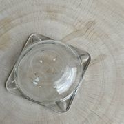 Small square ashtray Duralex Saint Gobain France