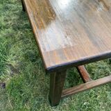 Wooden farmhouse table 160x77