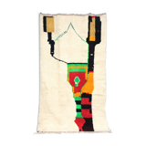 Berber carpet azilal 260x150 cm knoted hand in Morocco