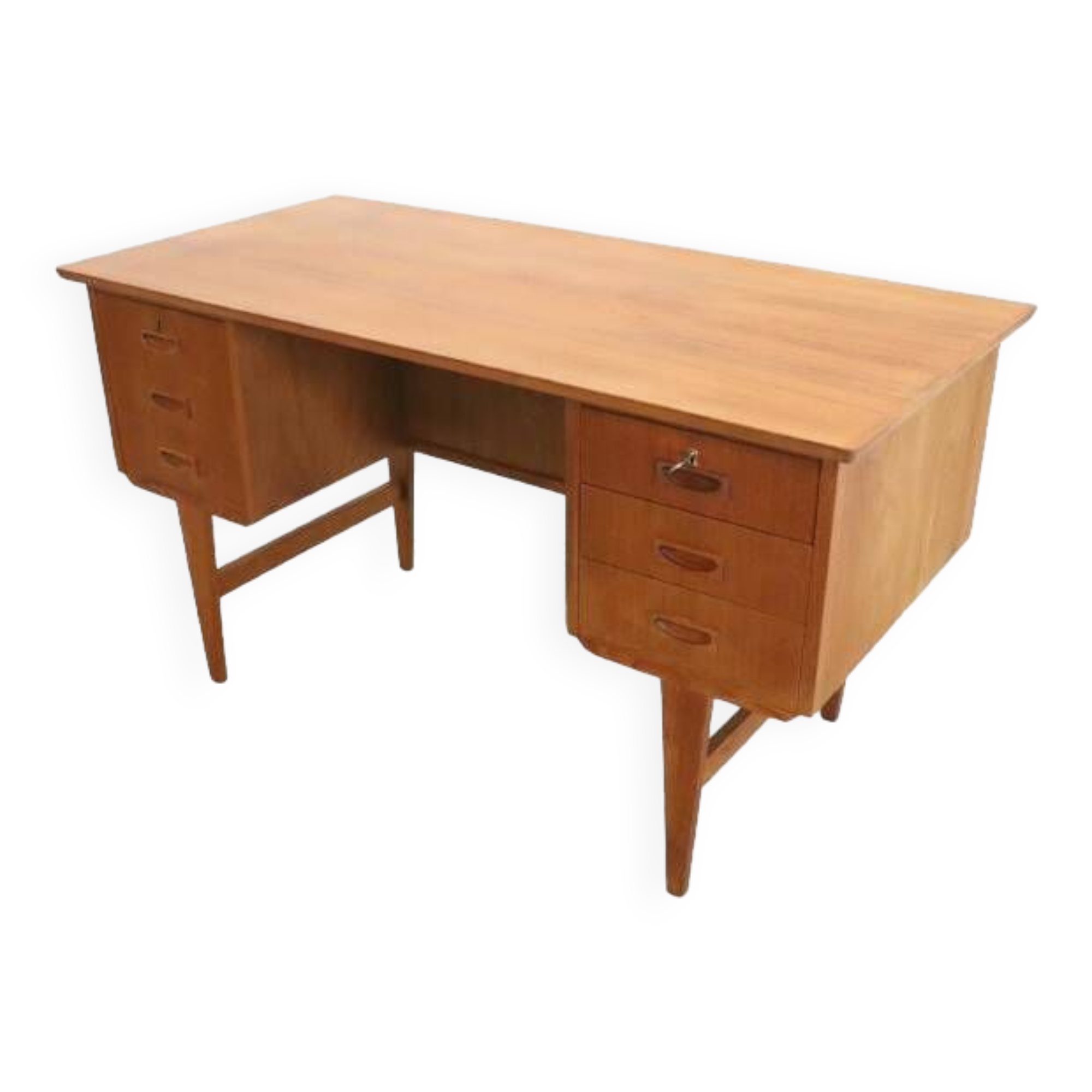Deens bureau 'Haurvig' - teak mid century