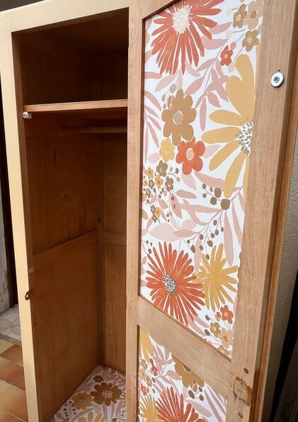 Armoire d’internat vintage restaurée