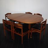 Vintage Scandinavian table Niels Otto Moller 1960
