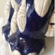 Pair of elephant ceramic side tables