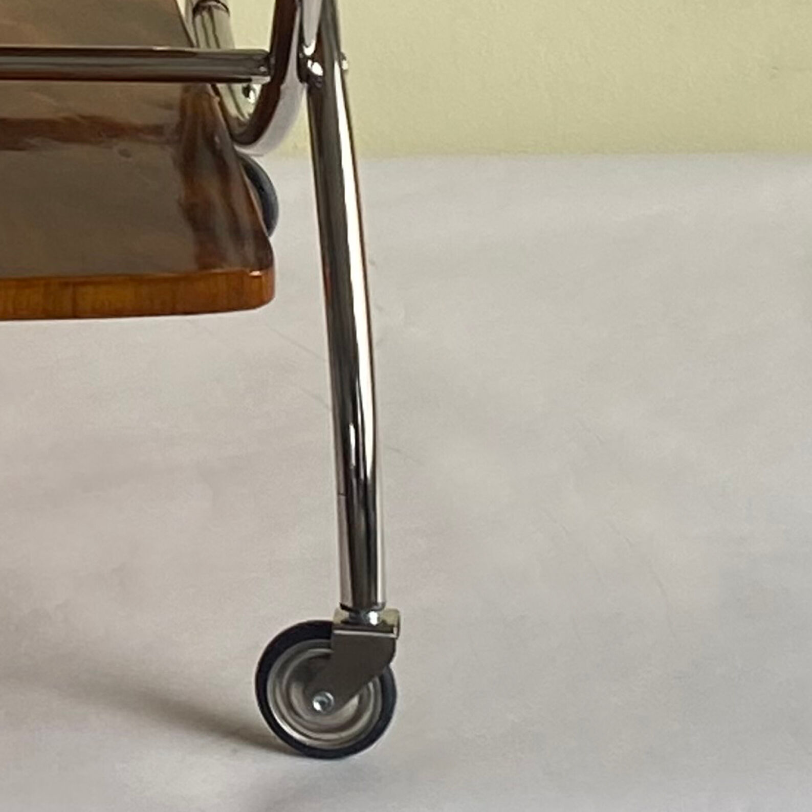 Art deco rolling bar cart, hungary 1930s