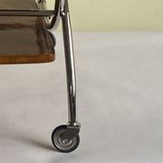 Art deco rolling bar cart, hungary 1930s
