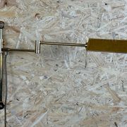 60s 70s wall lamp articulated brass Relco Made in Italy Design