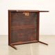 Table basse vintage plaquée en différentes essences de bois, Brésil