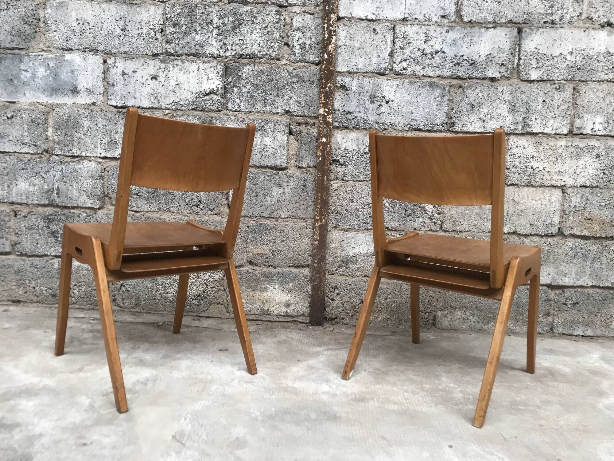 Series of 11 chairs 1950/1960
