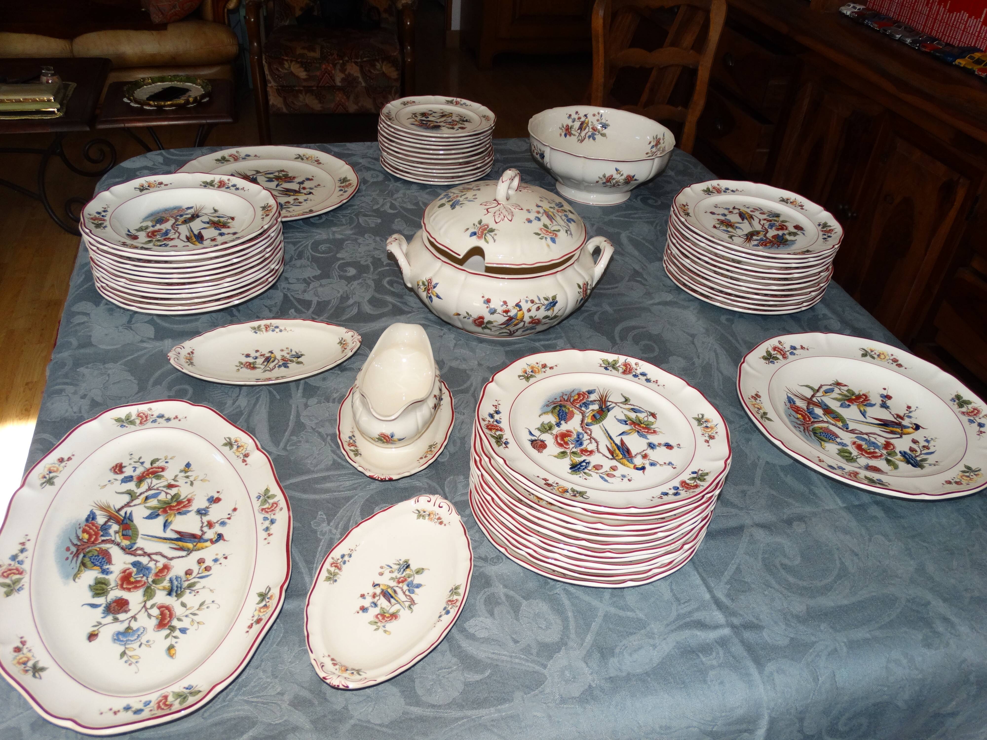 Villeroy & boch tableware, 1950s, phoenix model.