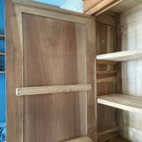 Buffet with 2 bodies in walnut, Louis Philippe style.