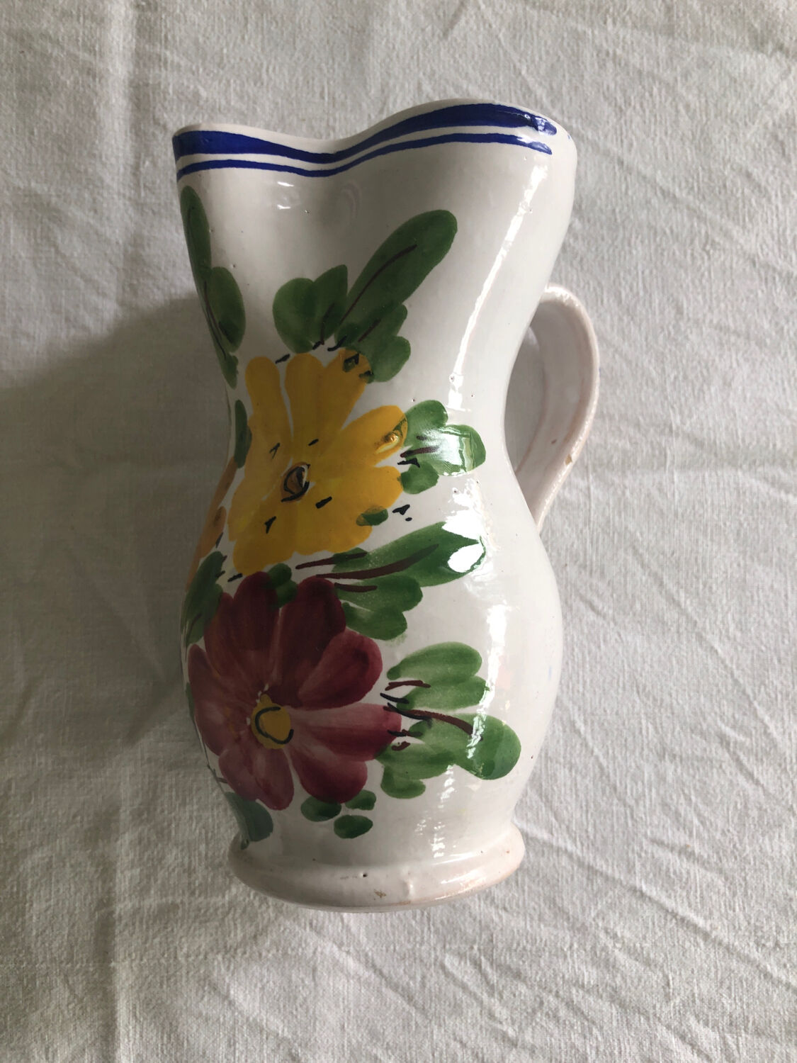 Italian ceramic pitcher / jug Pulsinelli Palena